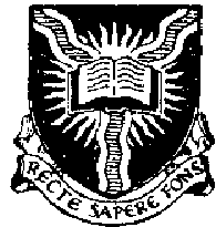 The University of Ibadan's Logo
